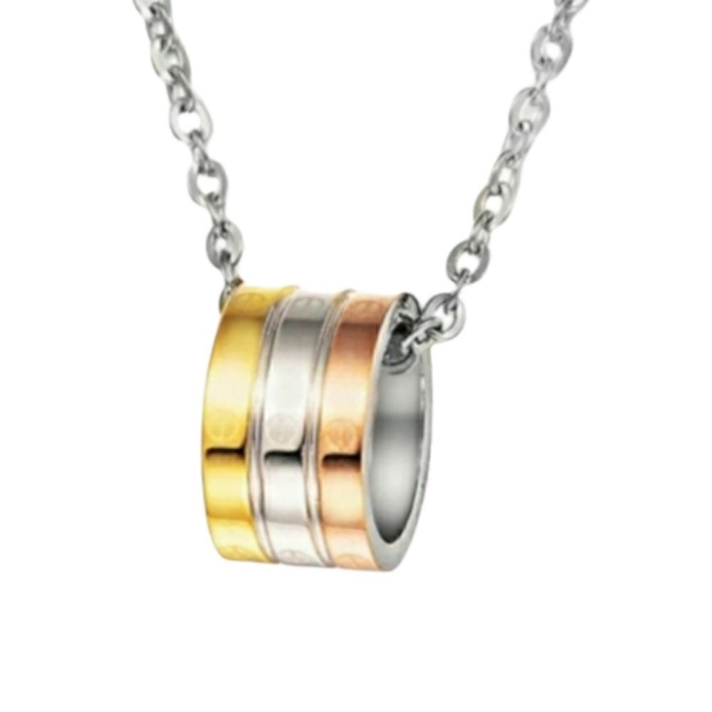 Tri color Necklace only